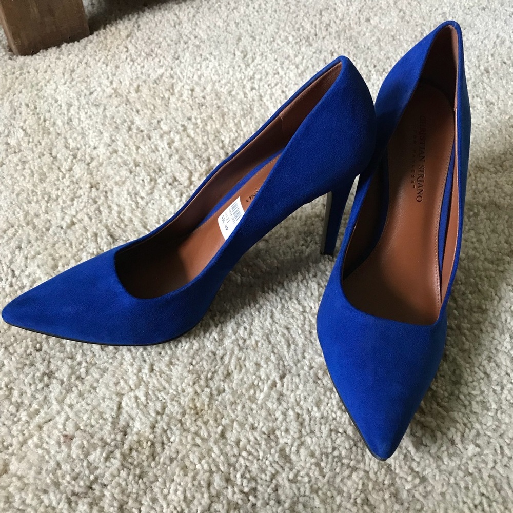 Royal blue Christian Siriano for Payless heels